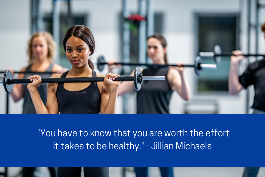 women lifting weights